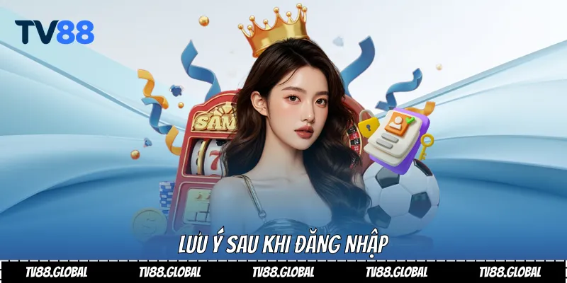 Đăng Nhập Tv88 - Truy Cập Nhanh, Chơi Ngay Không Chờ Đợi 3 Lưu ý sau khi đăng nhập